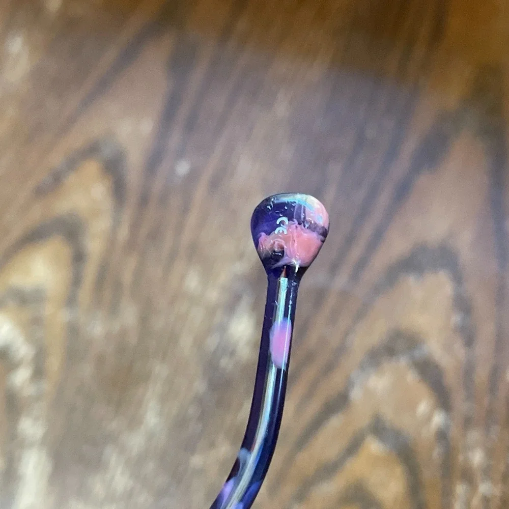 Lisa Loeb Eyeglass FRAMES ONLY Hula Hoop 9 Blueberry Swirl 49-15-125